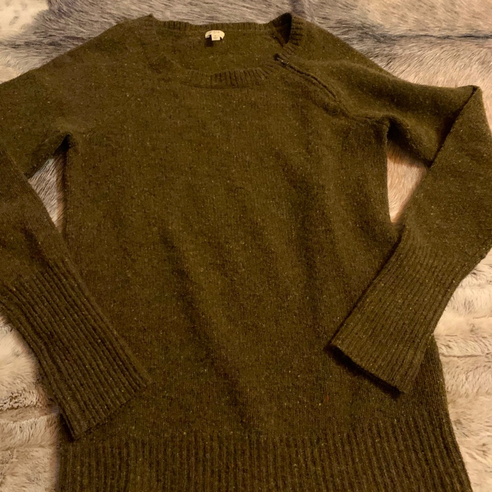J crew wool pullover sweater